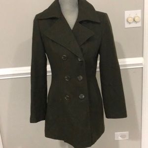Gorgeous olive Green Pea Coat